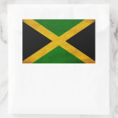 Jamaica Flag Rechthoekige Sticker (Tas)