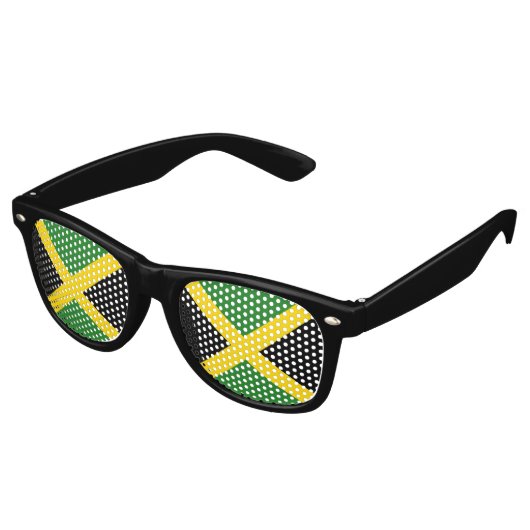 Jamaica Flag Retro Zonnebril (Gekanteld)