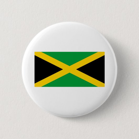 Jamaica Flag Ronde Button 5,7 Cm (Voorkant)