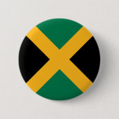 Jamaica Flag Ronde Button 5,7 Cm (Voorkant)