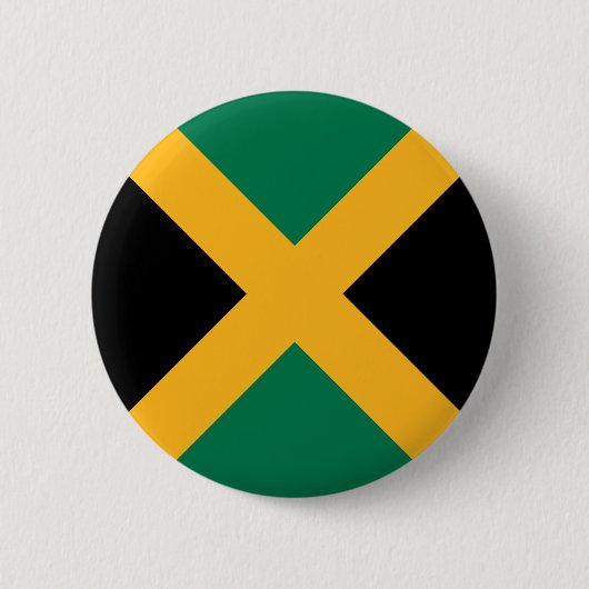 Jamaica Flag Ronde Button 5,7 Cm (Voorkant)