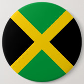 Jamaica Flag Ronde Button 6,0 Cm (Voorkant)