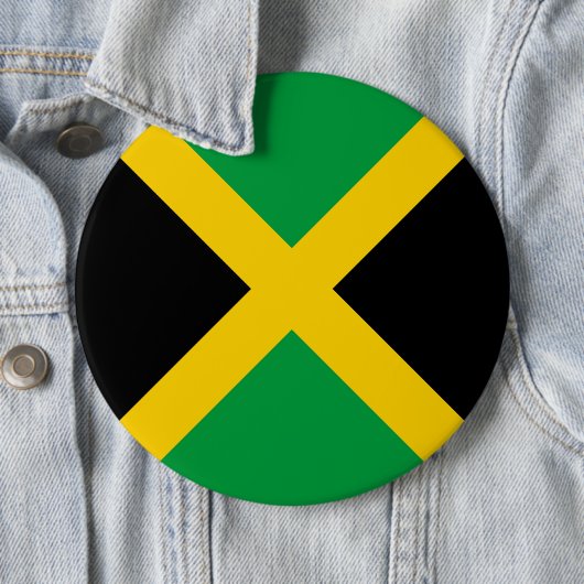 Jamaica Flag Ronde Button 6,0 Cm (In situ)
