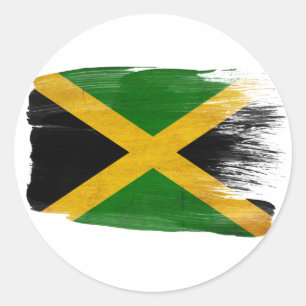 Jamaica Flag Ronde Sticker