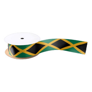 Jamaica Flag Satijnen Lint