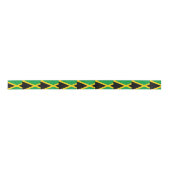 Jamaica Flag Satijnen Lint (Voorkant)