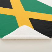 Jamaica Flag Sherpa Deken (3/4)