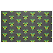 Jamaica Flag Shining Beauful Stof (Fat Quarter)