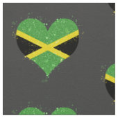 Jamaica Flag Shining Beauful Stof (Close Up)