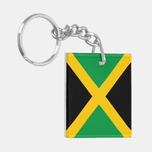 Jamaica Flag Sleutelhanger (Voorkant Links)