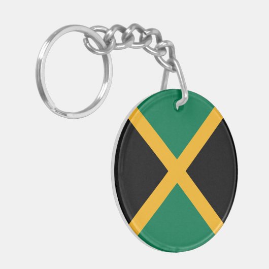 Jamaica Flag Sleutelhanger (Voorkant Links)
