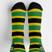 Jamaica Flag Socks Proud Jamaicans Rasta Roots Sokken (Top)