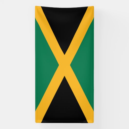 Jamaica Flag Spandoek (Verticaal)