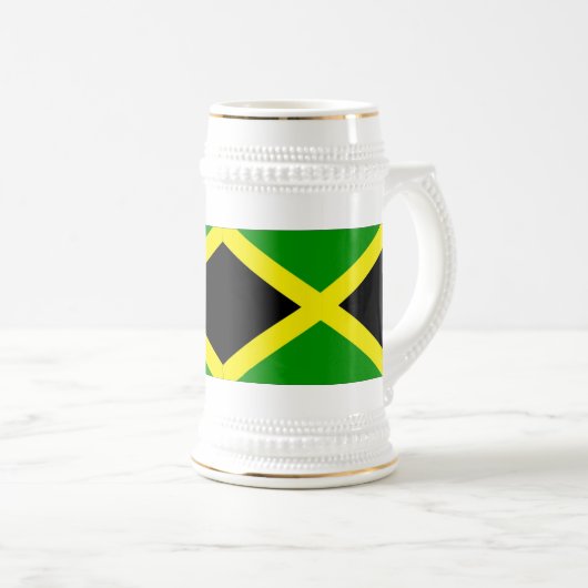 Jamaica Flag stein Bierpul (Voorkant rechts)