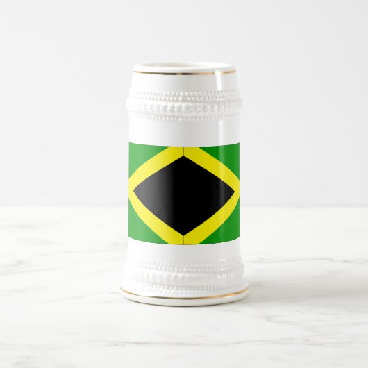 Jamaica Flag stein Bierpul (Center)