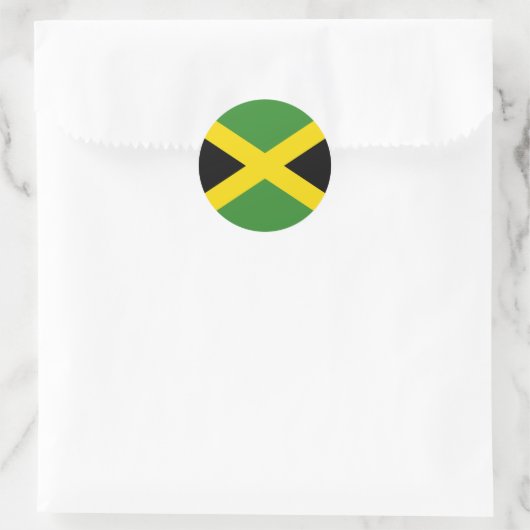 Jamaica Flag Sticker (Tas)