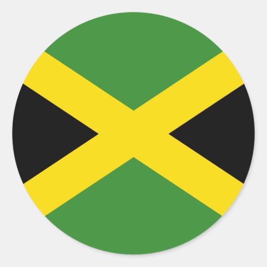 Jamaica Flag Sticker (Voorkant)