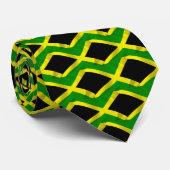 Jamaica Flag Stropdas (Opgerold)