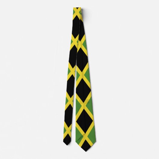 Jamaica Flag Stropdas (Achterkant)
