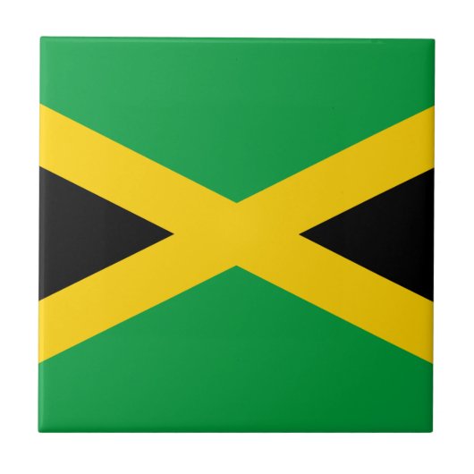 Jamaica Flag Tegeltje (Voorkant)