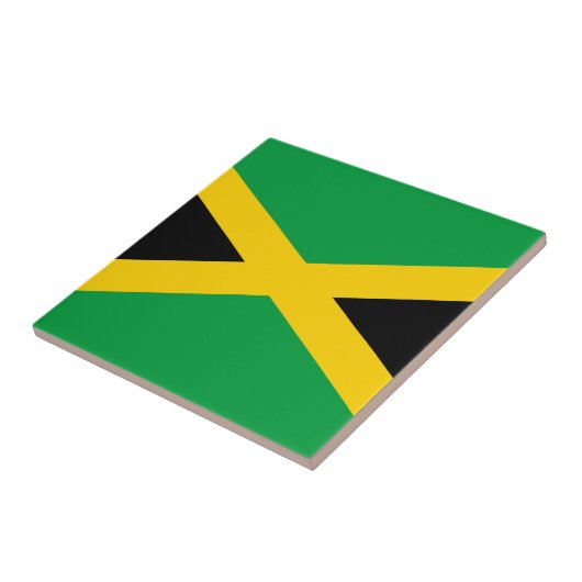 Jamaica Flag Tegeltje (Zijkant)