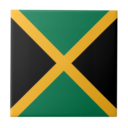Jamaica Flag Tegeltje (Voorkant)