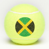 Jamaica Flag Tennisballen (Achterkant)