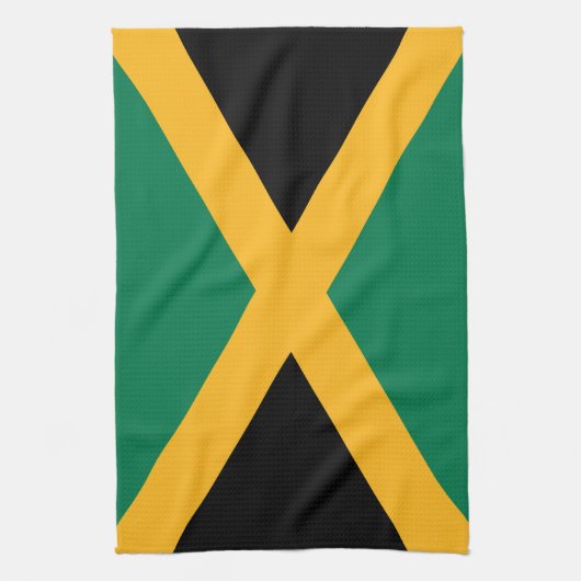 Jamaica Flag Theedoek (Verticaal)
