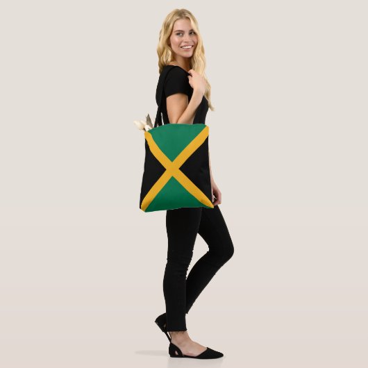 Jamaica Flag Tote Bag (Op model)