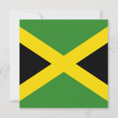 Jamaica Flag Uitnodiging (Voorkant)