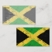 JAMAICA FLAG VISITEKAARTJE (Voorkant / Achterkant)