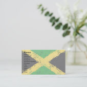 JAMAICA FLAG VISITEKAARTJE (Staand voorkant)