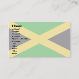 Jamaica Flag Visitekaartje