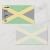 Jamaica Flag Visitekaartje (Voorkant / Achterkant)