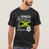 JAMAICA FLAG World Football Soccer T-shirt (Voorkant)