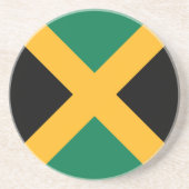 Jamaica Flag Zandsteen Onderzetter (Voorkant)