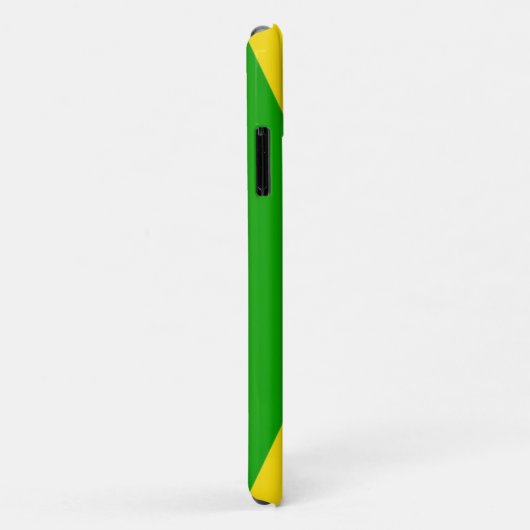 Jamaica Flag, zwart, groen en geel Case-Mate iPhone Case (Achterkant/rechts)