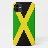 Jamaica Flag, zwart, groen en geel Case-Mate iPhone Case (Achterkant)