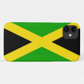Jamaica Flag, zwart, groen en geel Case-Mate iPhone Case (Achterkant (horizontaal))