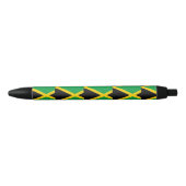 Jamaica Flag Zwarte Inkt Pen (Voorkant)