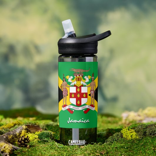 Jamaica-fles, patriottische Jamaicaanse vlag Waterfles (Buiten)