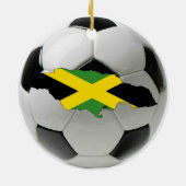Jamaica football voetbal keramisch ornament (Achterkant)