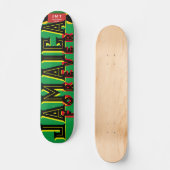 JAMAICA FOREVER OIL7 3/4" Skateboard Deck (Voorkant)