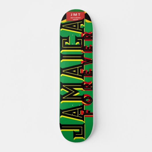 JAMAICA FOREVER OIL7 3/4" Skateboard Deck (Voorkant)