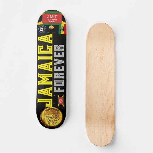 JAMAICA FOREVER OIL 7 3/4" Skateboard Deck (Voorkant)