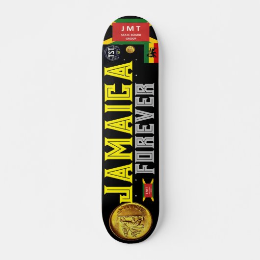 JAMAICA FOREVER OIL 7 3/4" Skateboard Deck (Voorkant)