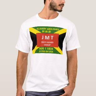JAMAICA. FREE AUG 1 1834 Men's Basic T-Shirt