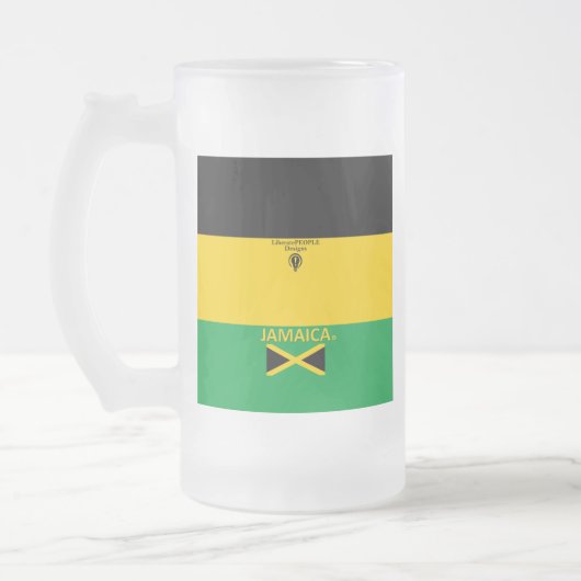 Jamaica Frosted Glass Matglas Bierpul (Links)