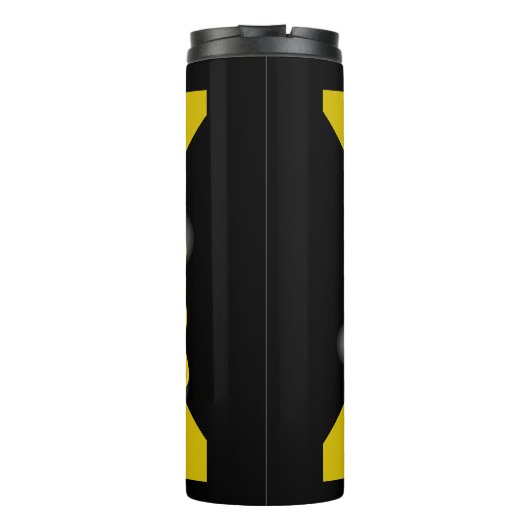 Jamaica Geen probleem met Grappig Roken Rasta Uil Thermosbeker (Achterkant)