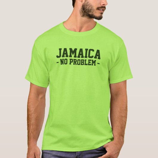 Jamaica geen probleem shirt (Voorkant)